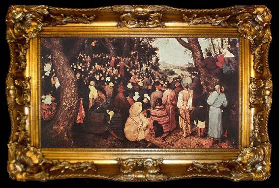 framed  Pieter Bruegel The Sermon of St John the Baptist, ta009-2